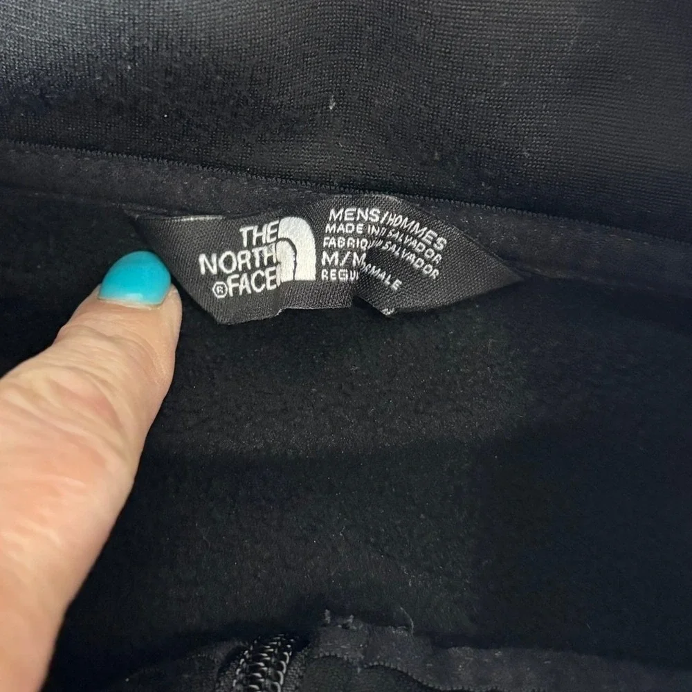 The North Face Full Zip Softshell Jacket Mens Medium Black Casual Athleisure